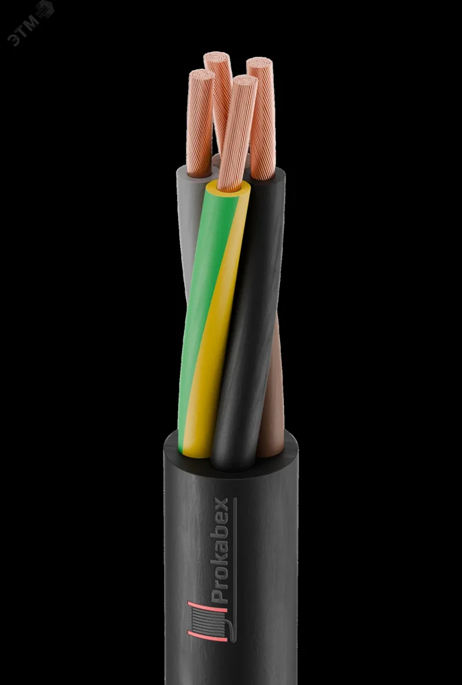 Кабель силовой КГВВнг(A) 3х35+1х10(PE) 220/380-2 ТРТС