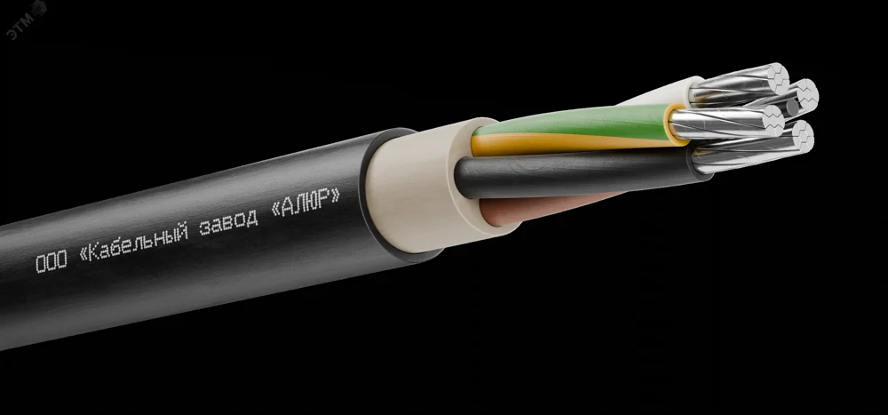 Кабель силовой ЭЛЕКОНД(R)-АсВВГнг(А)-LS 4х25.0 мк(PE)-0.66 Ч. бар
