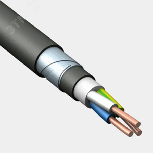 Кабель силовой ВБШвнг(А)-LS 3х2.5 (N. PE) -1