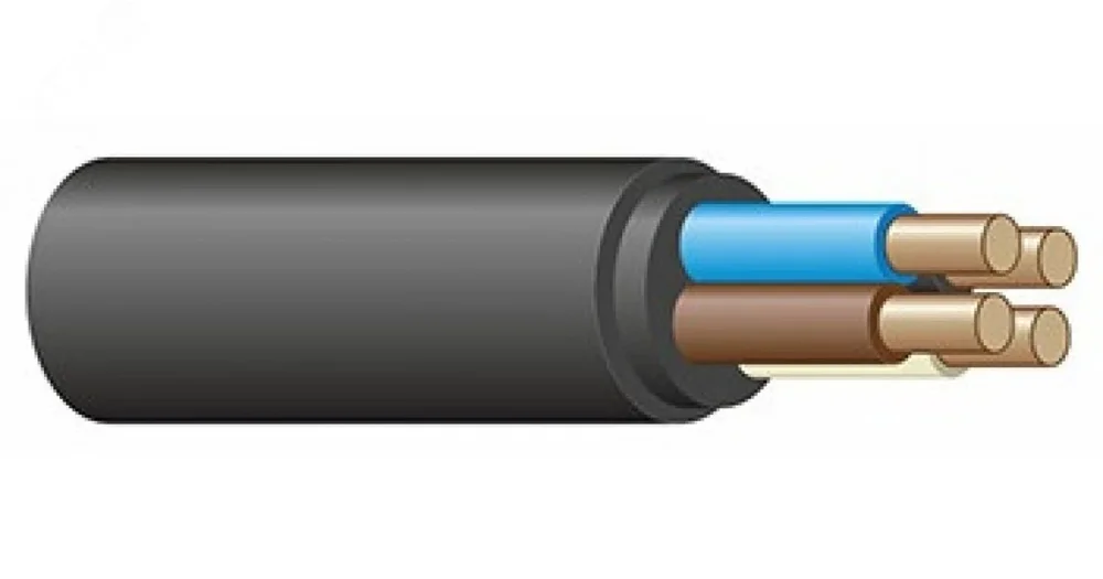 Кабель силовой ВВГнг(А)-LS 4х2.5ок(N)-0.66 ТРТС