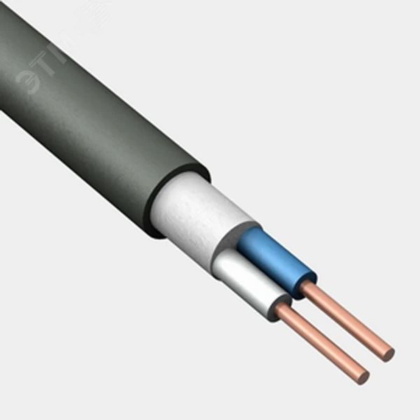 Кабель силовой ВВГнг(А)-LS 2х2.5(N)-0.660 бар